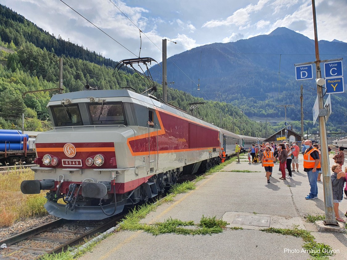 CC6549 à Modane en septembre 2020 lors d'un train APMFS.