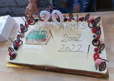 Gateau anniversaire de l'APMFS le 2 juillet 2022