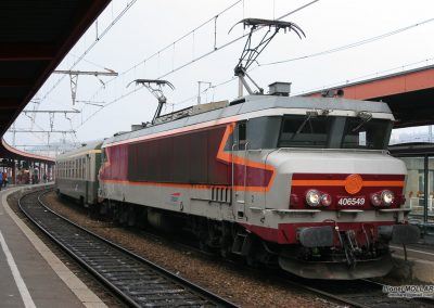 CC 6549 sur le TER 83319 à Chambéry.
