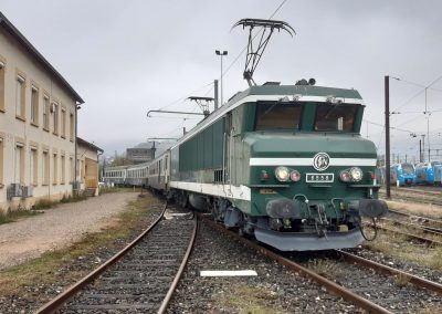 Formation du train à Ambérieu-en-Bugey