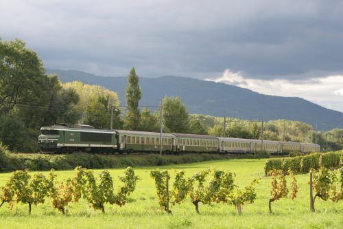 CC 6558 sur le TER 83319 à Chignin.