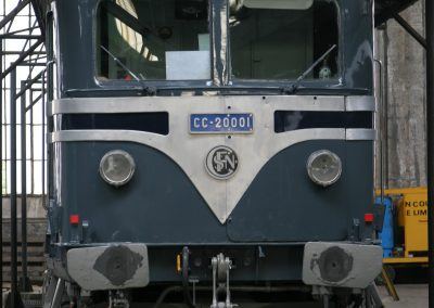 CC 20001 au dépôt de Chambéry, à l'occasion des journées du patrimoine pour les 100 ans de la rotonde (photo L. Mollard).