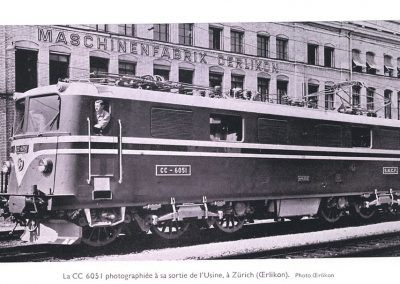 CC 6051 (future CC 20001) à sa sortie d'usine Oerlikon (Zürich)