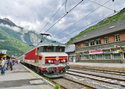 La CC 6549 et son train en gare de Modane à son arrivée le 7/6/2025. Photo Pierre Julien.