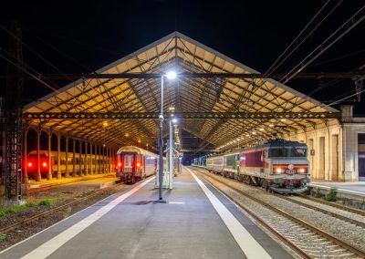 Le train APMFS en gare de Cahors peu avant son départ le 28-9-2025. Photo Valentval.