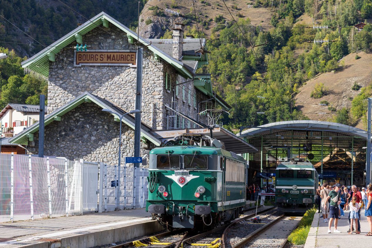 BB 25660 et CC 6558 à Bourg Saint Maurice le 20-9-2026 (photo Lionel Mollard)