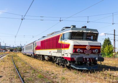 Le train APMFS au faisceau des Laumes Alésia le 3/1/2026. Photo Lionel Mollard.